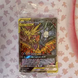 Pokemon Moltres & Zapdos & Articuno GX SM210 Promo TAG TEAM GX Full Art Holo - Image 1