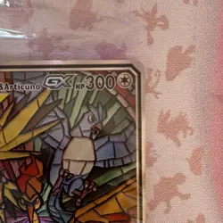 Pokemon Moltres & Zapdos & Articuno GX SM210 Promo TAG TEAM GX Full Art Holo - Image 3
