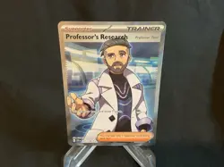 Pokemon Professor's Research 241-198 Professor Turo Full Art Ultra Rare MINT/NM - Image 1