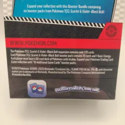 Pokemon Scarlet and Violet Black Bolt Booster Bundle New Sealed Packs Lot - Image 4