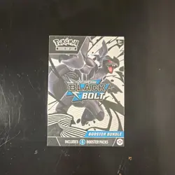 Pokemon Scarlet & Violet Black Bolt Booster bundle Box 6 Packs Zekrom English - Image 1