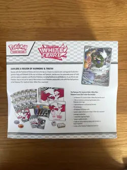 POKEMON CENTER ETB WHITE FLARE ELITE TRAINER BOX NEW CENTRE SEALED - Image 2