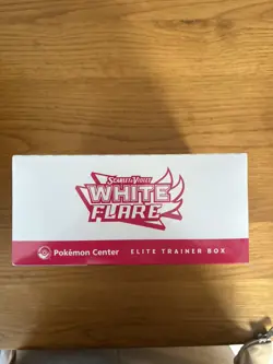 POKEMON CENTER ETB WHITE FLARE ELITE TRAINER BOX NEW CENTRE SEALED - Image 3