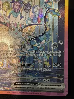 Vaporeon EX 149/131 Full Art Prismatic Evolutions Pokemon TCG LP - Image 3