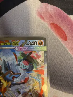 2025 Pokemon Mega Evolution Special Illustration Rare Mega Lucario ex 179/132 - Image 3