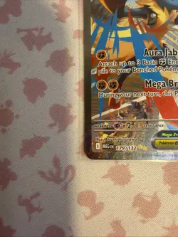 2025 Pokemon Mega Evolution Special Illustration Rare Mega Lucario ex 179/132 - Image 5
