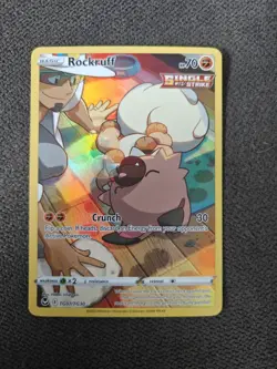 Rockruff TG07/TG30 Holo SWSH12: Silver Tempest Trainer Gallery NM Pokemon TCG - Image 1