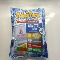 PokeRev Mega Bonus Pack Pokemon TCG Scarlet & Violet 6 Booster Mystery Packs - Image 1