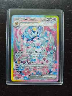POKEMON UNGRADED SYLVEON EX - 156/131 HOLO SV: PRISMATIC EVOLUTIONS NM - Image 1