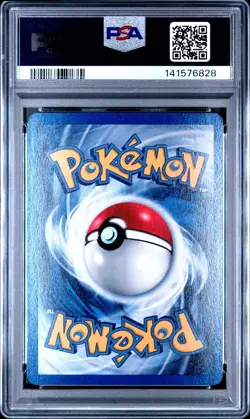 2001 POKEMON PROMO BLACK STAR POKEMON LEAGUE #35 PICHU-REVERSE FOIL PSA 9 - Image 2