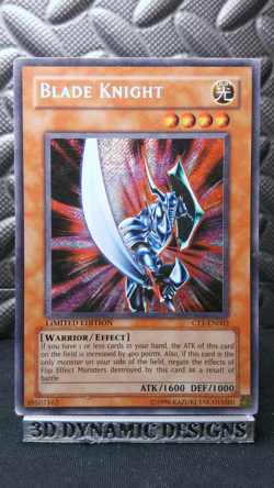 | Yugioh Blade Knight CT1-EN002 Secret Rare 2004 Collectors Tin MP 🔥 | - Image 1