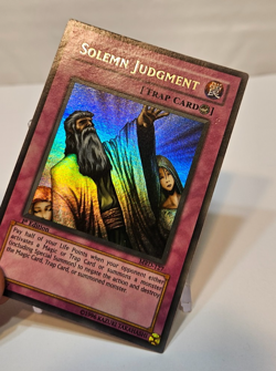 Solemn Judgment MRD-127 Ultra Rare 1st Edition Yugioh 1565 - Image 4