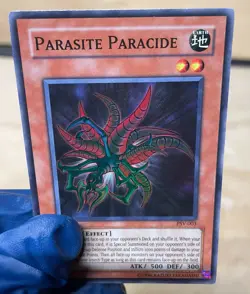 MP Yu-Gi-Oh Paracite Paracide Holo PSV-003 Super Rare Unlimited Edition - Image 2