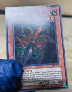 MP Yu-Gi-Oh Paracite Paracide Holo PSV-003 Super Rare Unlimited Edition - Image 3