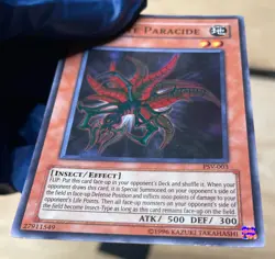MP Yu-Gi-Oh Paracite Paracide Holo PSV-003 Super Rare Unlimited Edition - Image 4