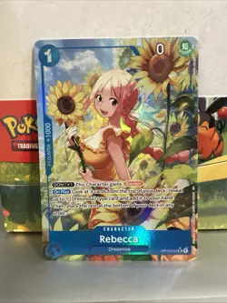 Rebecca OP15-053 SR Alt Art Parallel English One Piece TCG Adventure Kami Island - Image 1