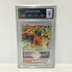 PSA PCG 9 Charizard Vstar 018/172 - 2022 Pokemon TCG S&S: Brilliant Stars - Image 1
