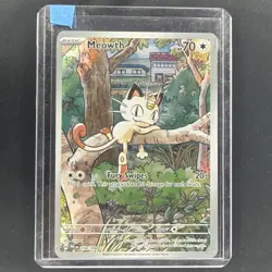 Pokemon Meowth Illustration Rare Holo 106/094 Me02: Phantasmal Flames 70HP Card - Image 3