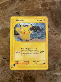 Pokemon TCG - Pikachu Skyridge - 84/144 English Near Mint Vintage - Image 1