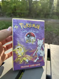 Pokemon Zap! Theme Deck Starter Deck Sealed Wizards of the Coast Pikachu Mewtwo - Image 1