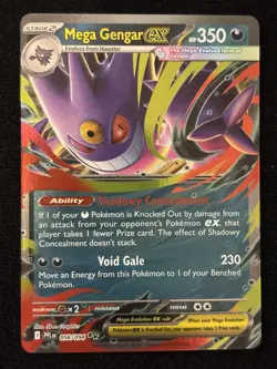 Pokemon TCG Mega Gengar Ex 056/094 Phantasmal Flames - Image 1
