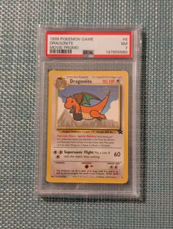 1999 Pokemon Dragonite Movie Promo PSA 7 - Image 1
