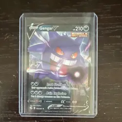 Pokemon Gengar V 156/264 Fusion Strike Single Strike Ultra Rare Holo Card - Image 1