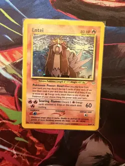 Entei 06/64 Neo Revelation Holo Rare Unlimited Pokemon Card 2000 - Image 1