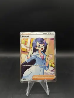 Pokemon TCG Fennel 162/086 Ultra Rare Sv: Black Bolt Holo - NM - Image 1