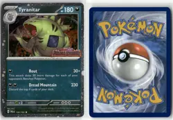 Tyranitar (Paldea Evolved Stamp) 135/193 Promo Cosmos Holo Pokemon NM - Image 3