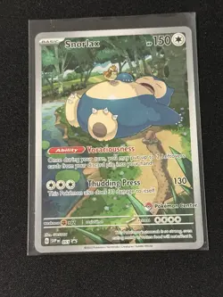 Pokemon Snorlax Pokemon Center Exclusive Stamped Illustration Rare 051 Promo - Image 1