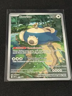 Pokemon Snorlax Pokemon Center Exclusive Stamped Illustration Rare 051 Promo - Image 2