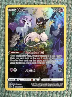 Pokemon TCG Mew GG10/GG70 Crown Zenith Galarian Gallery Full Art Ultra Rare Holo - Image 1