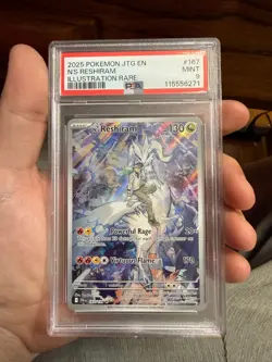 2025 POKEMON JTG EN-JOURNEY TOGETHER #167 N'S RESHIRAM PSA 9 - Image 1