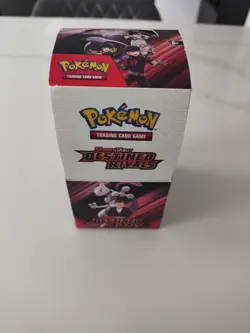 Pokemon TCG Destined Rivals - Half Booster Box - 18 Packs - Unsealed - Image 1