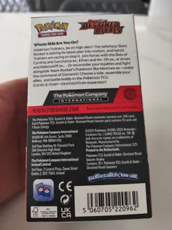 Pokemon TCG Destined Rivals - Half Booster Box - 18 Packs - Unsealed - Image 3