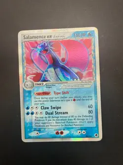 Salamence EX 98/101 Delta Species Dragon Frontiers Holo Pokemon LP - Image 3