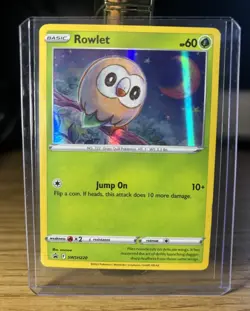 Pokemon Rowlet SWSH220 SWSH: Sword & Shield Promo Holo Basic 60 HP 2022 - Image 1