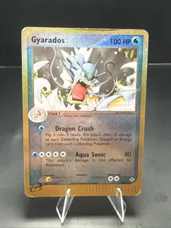 Pokemon Gyarados 32/97 Dragon Reverse Holo Rare Pokemon TCG Nintendo MP - Image 1