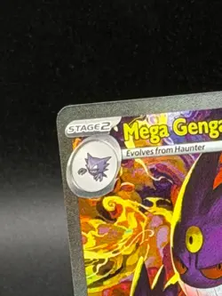 POKEMON ASCENDED HEROES #284/217 MEGA GENGAR EX SPECIAL ILLUSTRATION RARE - Image 2
