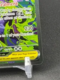 POKEMON ASCENDED HEROES #284/217 MEGA GENGAR EX SPECIAL ILLUSTRATION RARE - Image 4