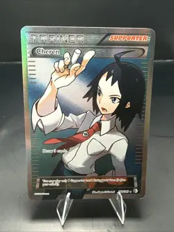 Pokemon Cheren (148 Full Art) 148/149 Boundaries Crossed Holo HP - Image 1