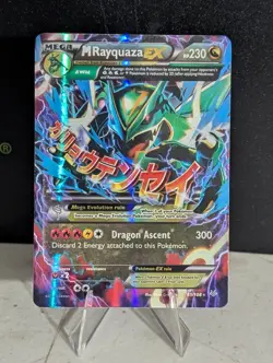 Pokemon TCG Roaring Skies Holo Ultra Rare M Rayquaza EX 61/108 - Image 1