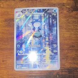 Pokemon TCG Poliwhirl 176/165 Scarlet & Violet 151 Illustration Rare Holo 90 HP - Image 1