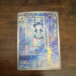 Pokemon TCG Poliwhirl 176/165 Scarlet & Violet 151 Illustration Rare Holo 90 HP - Image 2