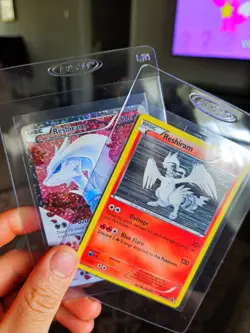 Pokemon TCG Reshiram RC22/RC25 Full Art Rare Legendary Treasures NEAR MINT - Image 1