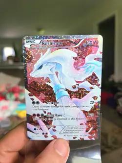 Pokemon TCG Reshiram RC22/RC25 Full Art Rare Legendary Treasures NEAR MINT - Image 2