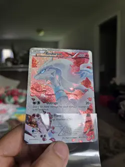 Pokemon TCG Reshiram RC22/RC25 Full Art Rare Legendary Treasures NEAR MINT - Image 3