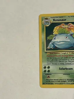Pokemon Venusaur Base Set 1 Holo Rare 15/102 - Image 2