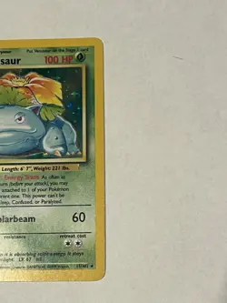 Pokemon Venusaur Base Set 1 Holo Rare 15/102 - Image 3